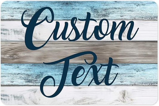 Custom Sign, Custom Street Sign, 11 Font Colors, 13 Font Styles, 4 Hole Options by MySignCenter