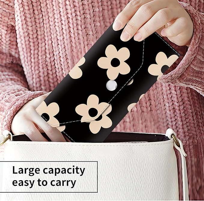 Cash Envelope Wallet Cute PU Leather Envelopes Bag - Image 2