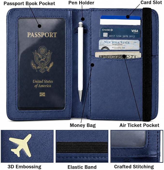 ZOPPEN RFID Blocking Passport Holder - Image 3