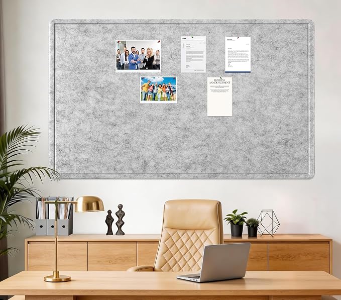 Extra Large Bulletin Board, 96 X 48 inches Cork Board - Image 2
