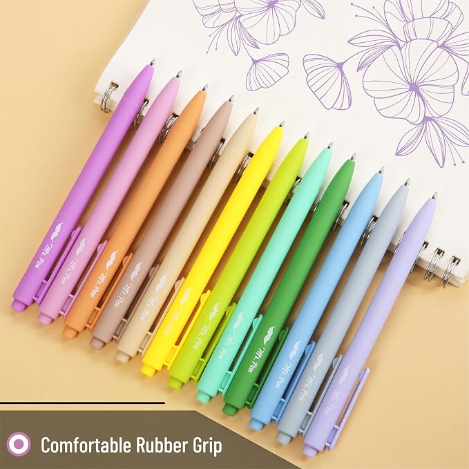 Mr. Pen- Retractable Gel Pens, 12 Pack, Vintage Ink, Fine Point 0.7mm | Fast Dry - Image 6