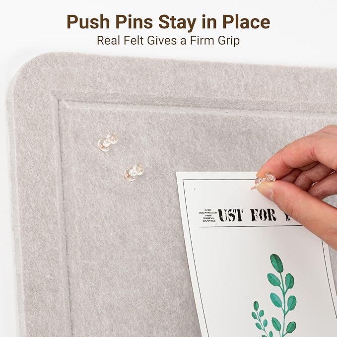 AKTOP Bulletin Board, Decorative CorkBoard Photo Display Board - Image 4