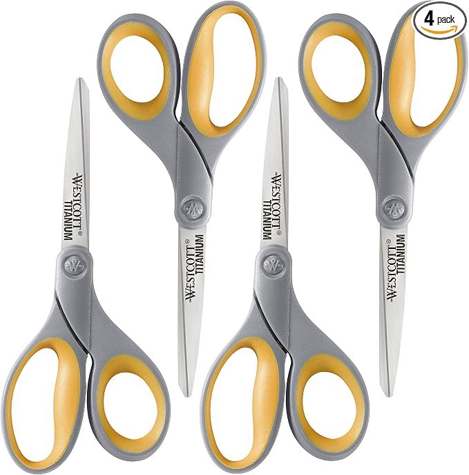 Westcott 8-Inch Titanium Bonded Scissors by Westcott