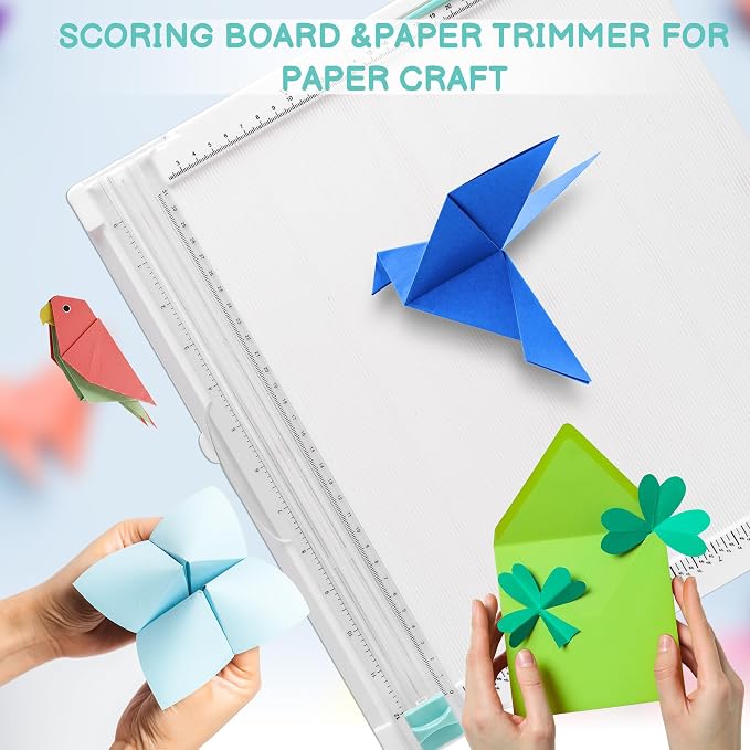 Find Scrapblooms 12"x12" Foldable Paper Trimmer & Scoring Board, Craft Paper - Image 6