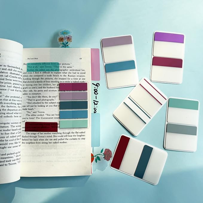 ELII 300 PCS Sticky Index Tabs 2 Inch Book Tabs Page Markers Lavender | - Image 3