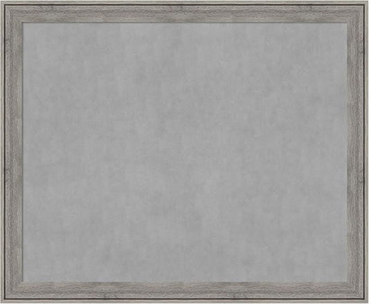 Amanti Art Grey Framed Magnetic Board 37x45 X-Large Vision Board by AmantiArt