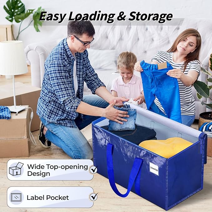 16 Pack Extra Large Heavy Duty Moving Bags, Reinforced Handles & Heavy-Duty - Image 5
