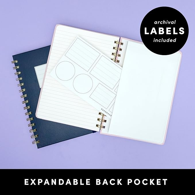 PAPERAGE Lined Spiral Journal Notebook, 3 Pack, 160 Pages, Medium 5.7 inches x - Image 5