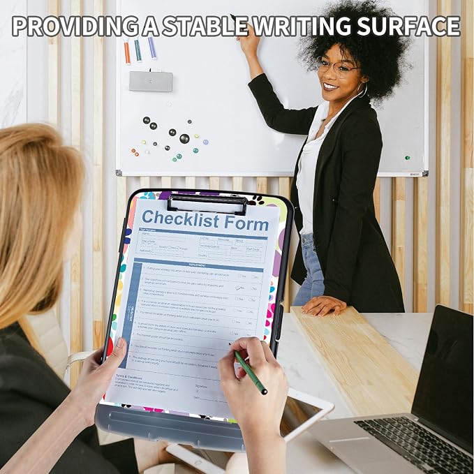 Clipboard with Storage, Clip Boards 8.5X11 with Storage & Pen Holder, Heavy - Image 4