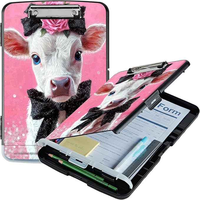 A4 Clipboard with Storage Pen Holder, Clipboards Organizer Nursing Clipboard by Unknown