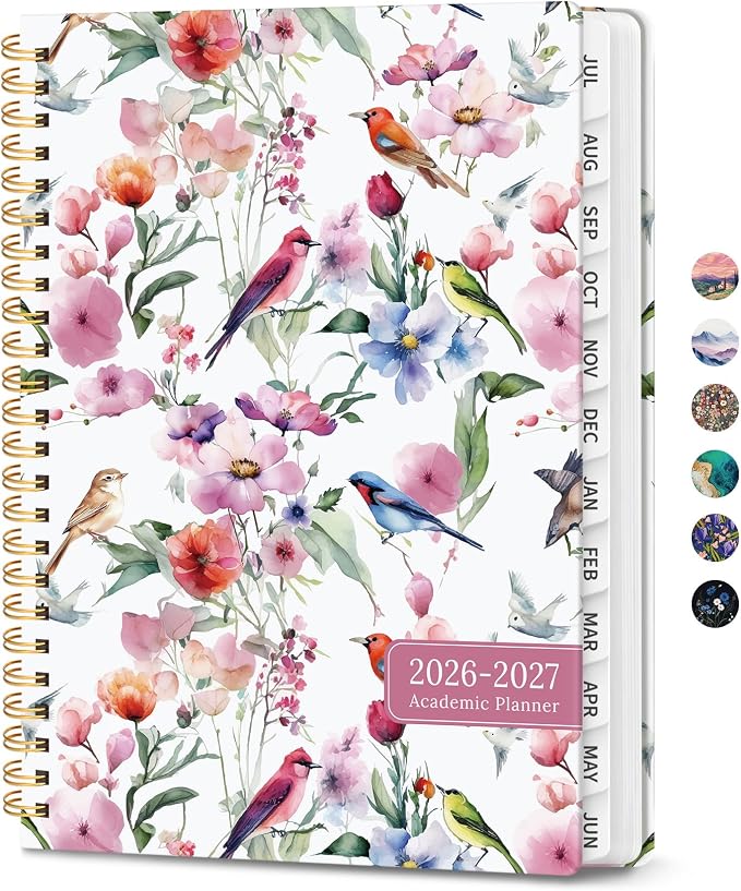 Planner 2026-2027, Monthly and Weekly Academic Planner July 2026 by Zotia