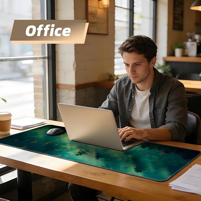 Galdas Mouse Pad, Office Desk Mat Large Gaming Keyboard Pad Durable Stitched - Image 5