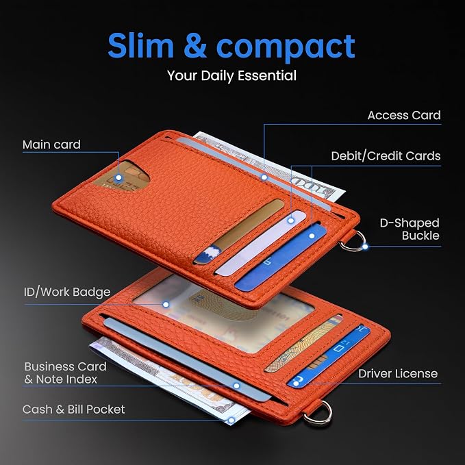 Mayski Slim Wallet, Credit Card Holder - Image 4