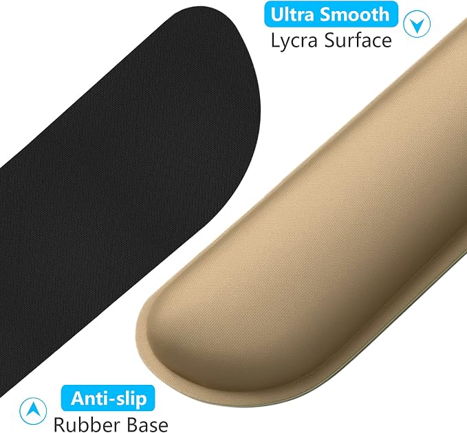 Dapesuom Enlarge Keyboard Wrist Rest, Memory Foam Wrist Cushion - Image 4