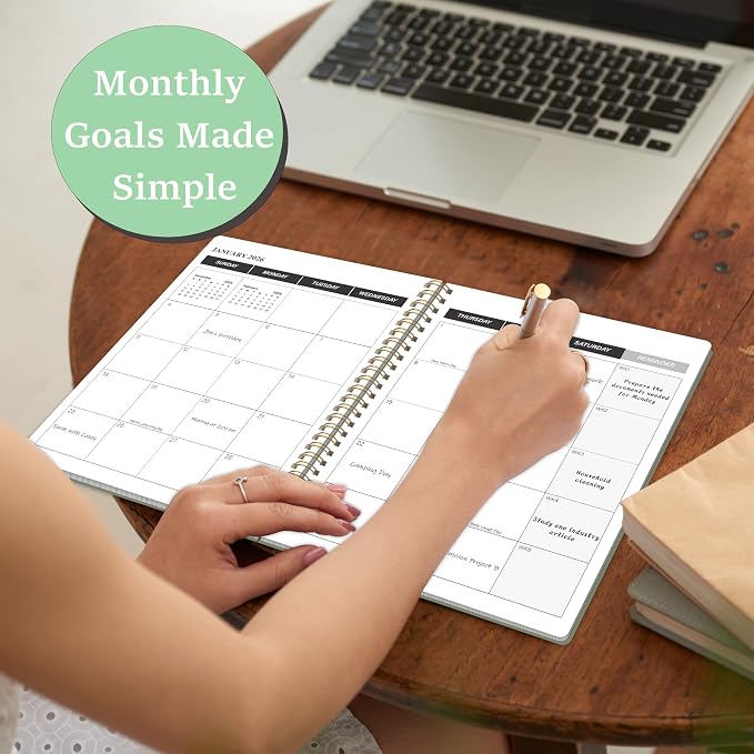 KMQOY Monthly Planner 2026-2027, 2026 Calendar 24 Months Planner, Jan 2026 - Image 7