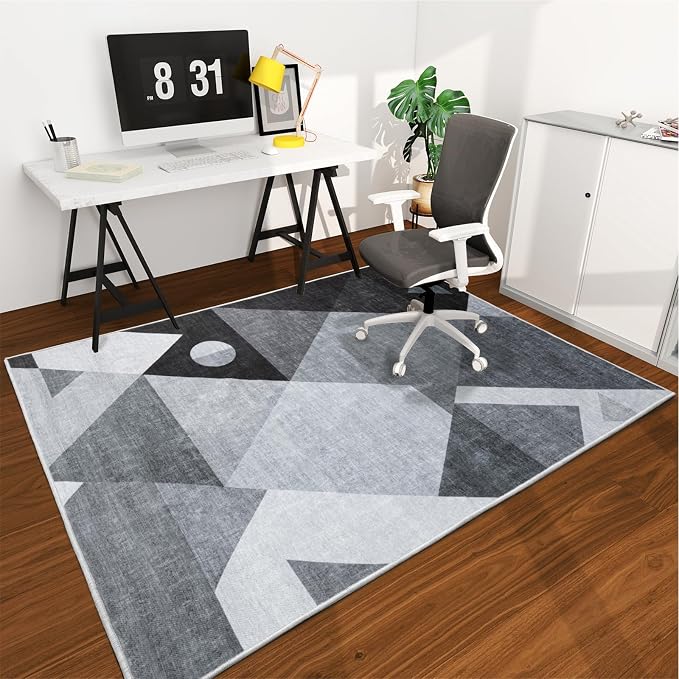 Office Chair Mat for Hardwood Floor, Machine Wash by CHAKME