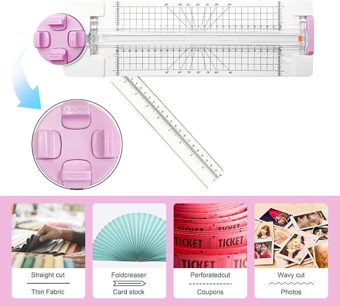 4 in 1 A4 Craft Paper Cutter Rotary Trimmer - Image 3