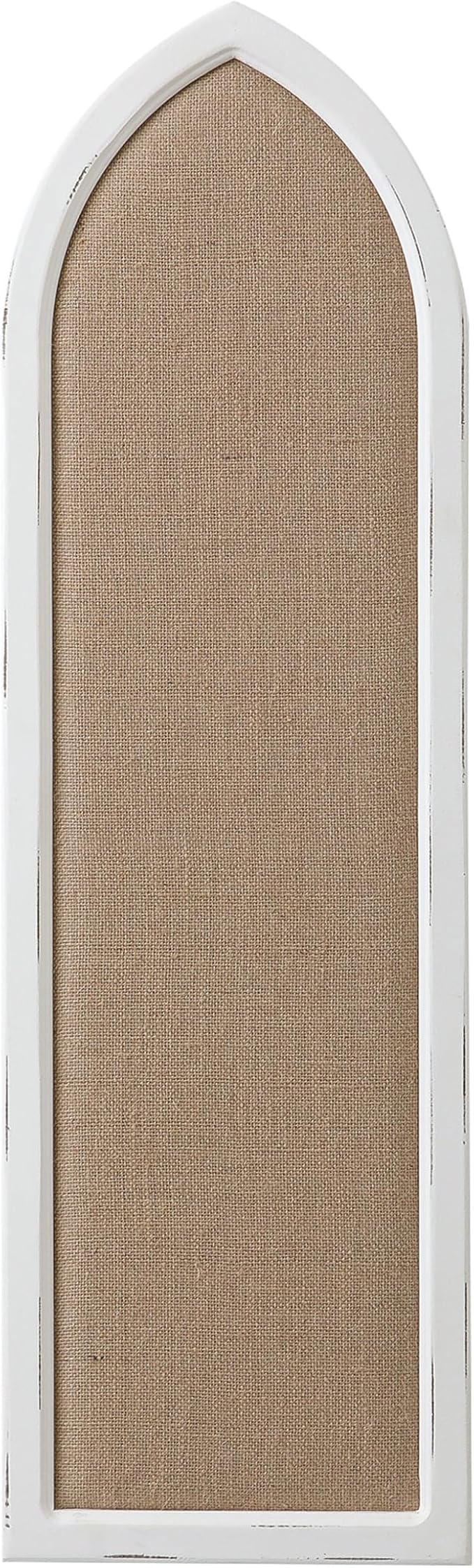 SOFE Arched Long Framed Bulletin Board for Wall, 39 × 12 Inches Fabric Pin Board, Decorative Rustic Dream Boards/Vision Boards, Message Picture Display Board/Wall Decor for Office Home-DeskLoop Office