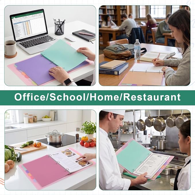 6 Sets of 48Pcs Binder Dividers - Image 6