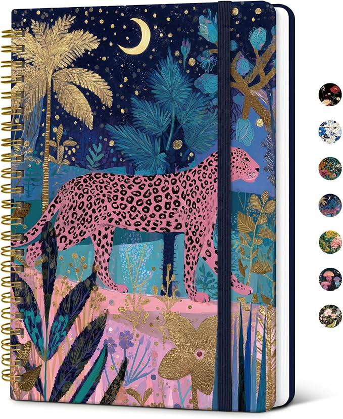 Taja Lined Spiral Notebook Journal by Taja