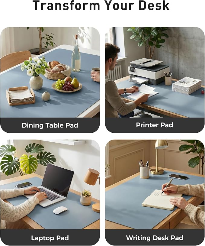 Aothia Faux Leather Desk Mat - Image 6