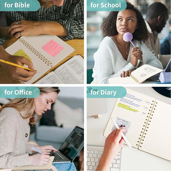 Lined Spiral Notebook College Ruled A5 Journal Book for Note Taking, 160 Pages Writing Journal for Office and Home School Supplies 5.75x8.125 inch - MintGreen-DeskLoop Office