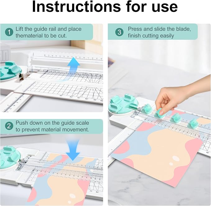4 in 1 A4 Craft Paper Cutter Rotary Trimmer - Image 4
