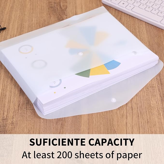 EOOUT 14pcs Plastic Envelopes, Plastic Folders - Image 3