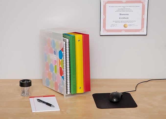 IRIS USA Medium Portable Desktop File Box - Image 4