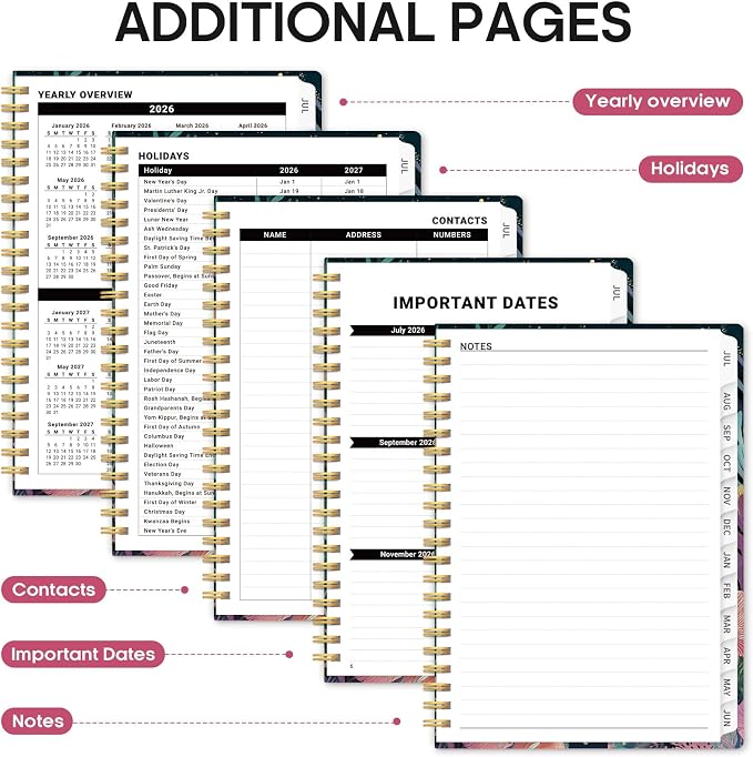 Planner 2026-2027, Academic Year Monthly and Weekly Calendar Planner, Jul 2026 - Image 5