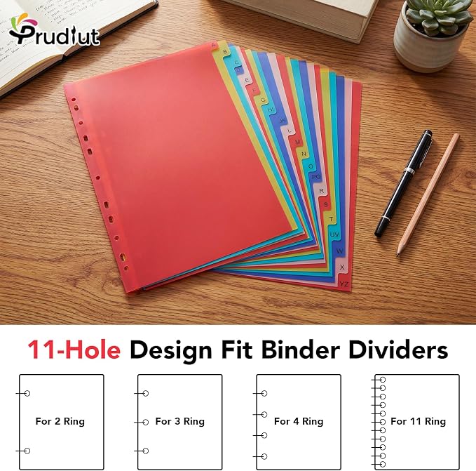 3 Sets 21-Tab A-Z Alphabet Binder Dividers - Image 5