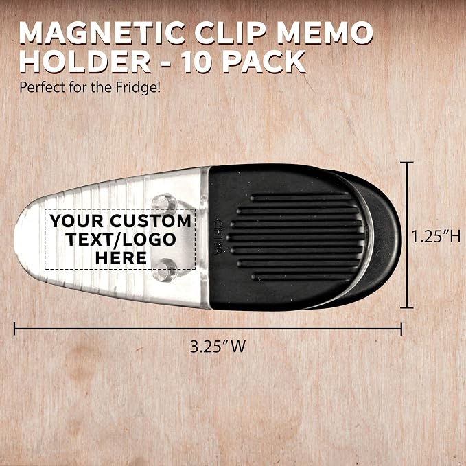 10 Magnetic Memo Holders Set - Image 5