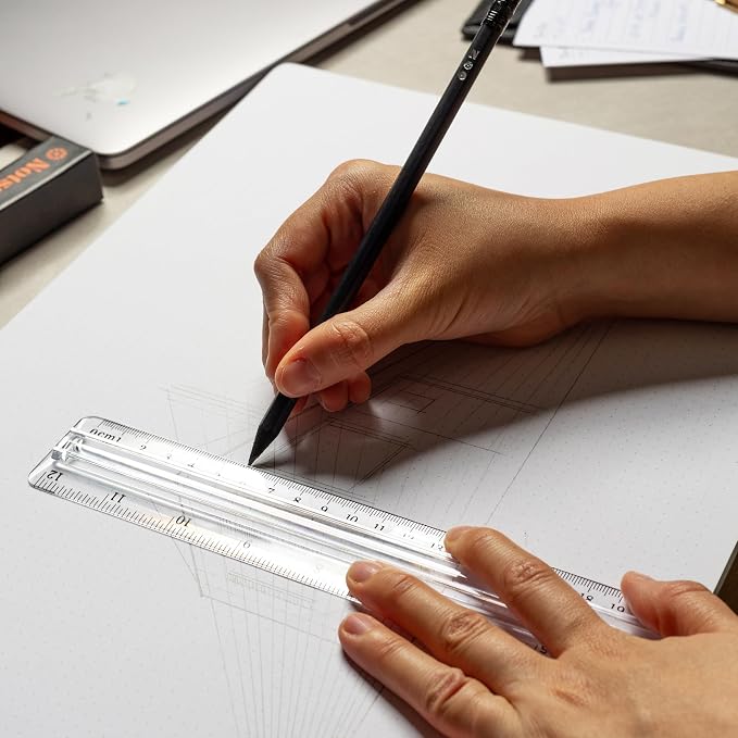 Notsu Dot Grid Notepads 11 x 17 inch | Large Dotted Memo Desk Pads - Image 3