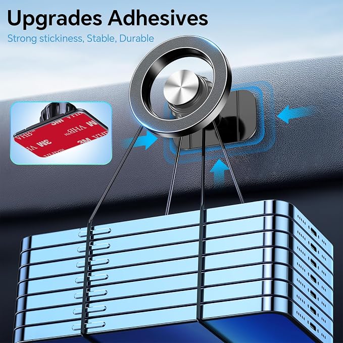 Kaistyle for Magsafe Car Mount【Strong Magnets】Magnetic Phone Holder for Car - Image 5