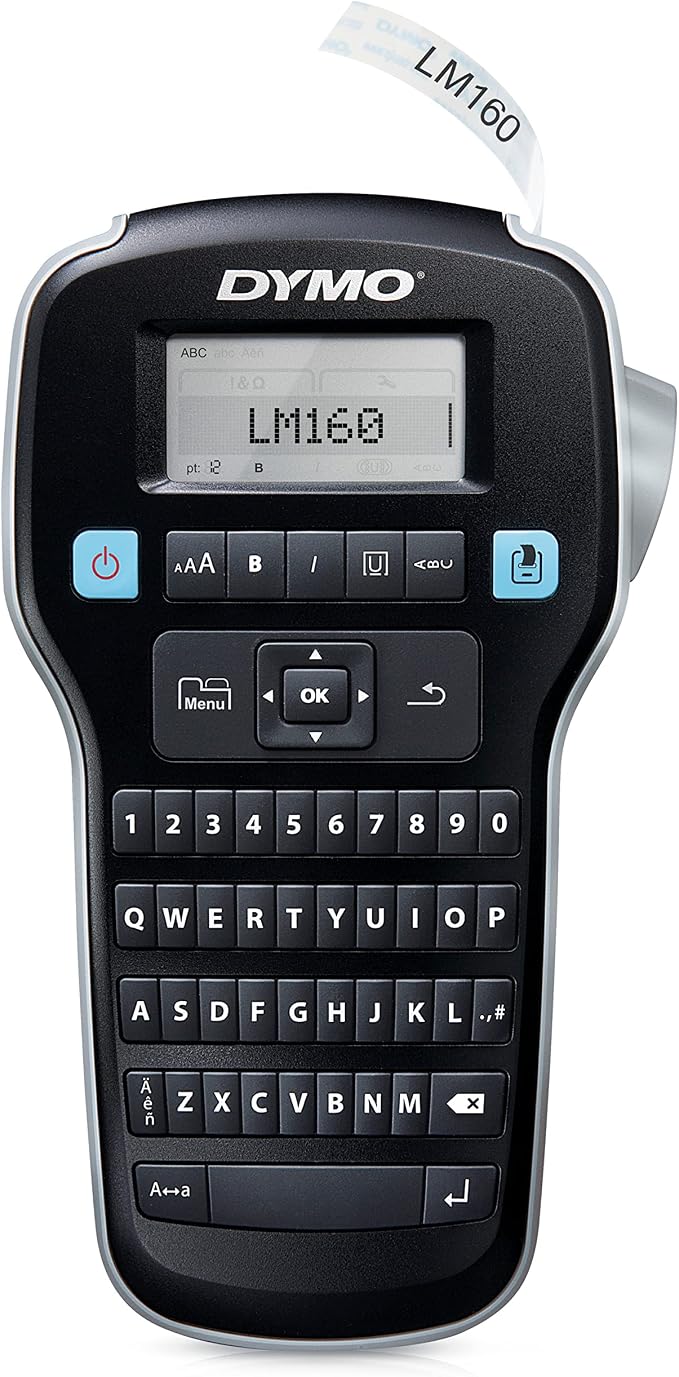 DYMO Label Maker LabelManager 160 Portable Label Maker, Easy-to-Use, One-Touch - Image 2