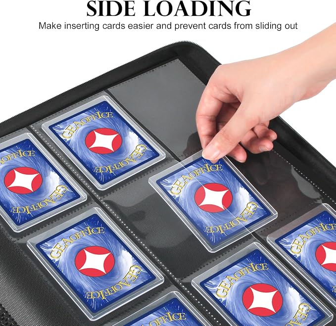 GEAoffice Waterproof Top Loader Binder Holds 324 Cards, Side Loading 9 Pocket - Image 5