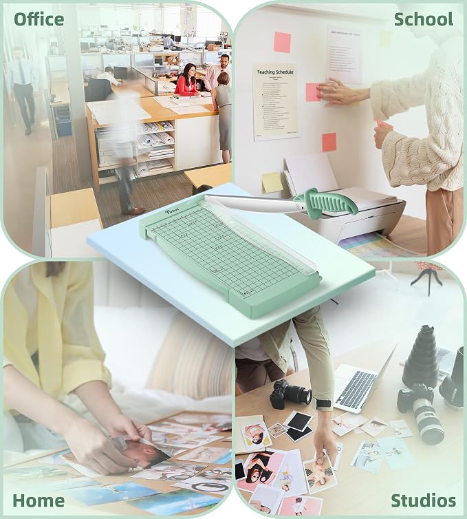 Firbon 12" Guillotine Paper Cutter - Image 7