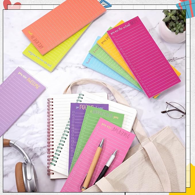 Censen 10 Pack 500 Sheets to Do List Notes Daily Checklist Notepad - Image 4