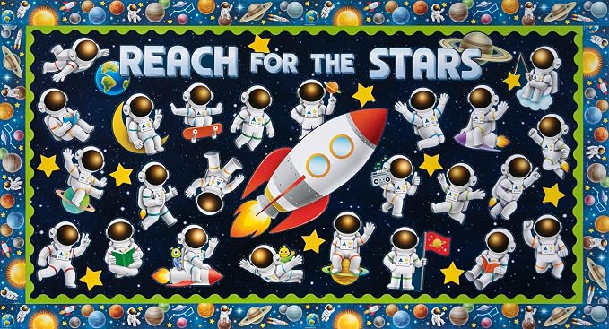 Teacher Created Resources Night Sky Better Than Paper Bulletin Board Roll - Image 8