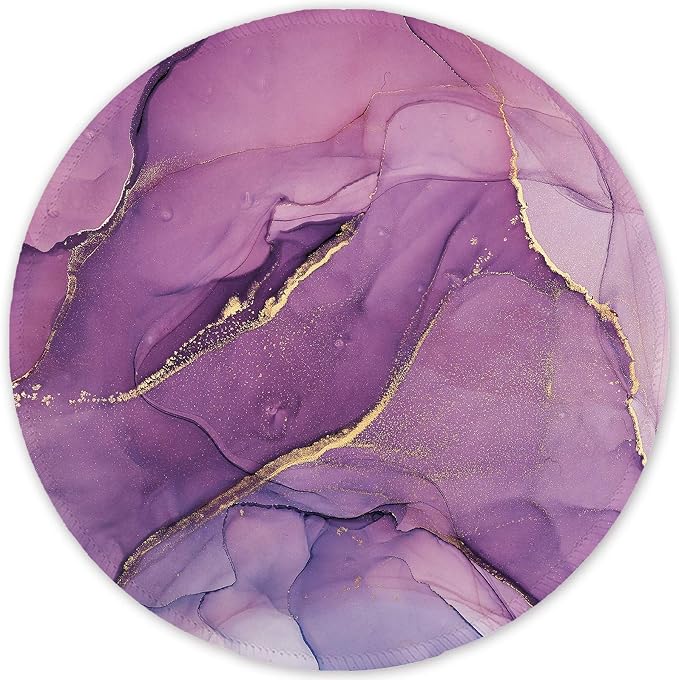 ITNRSIIET Round Mouse Pad with Stitched Edge Premium-Textured Waterproof by +ITNRSIIET