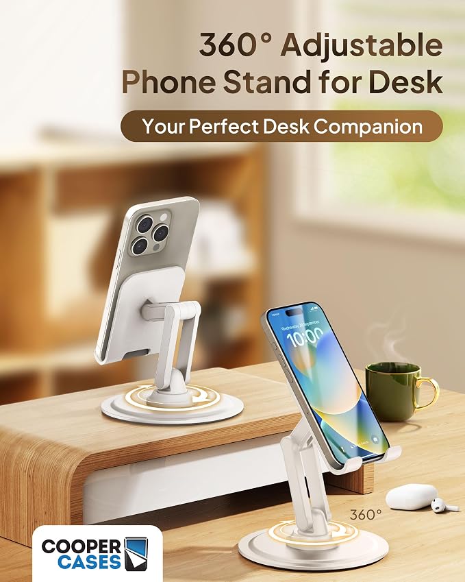 COOPER 360° Stand, Rotating Cell Phone Stand - Image 2