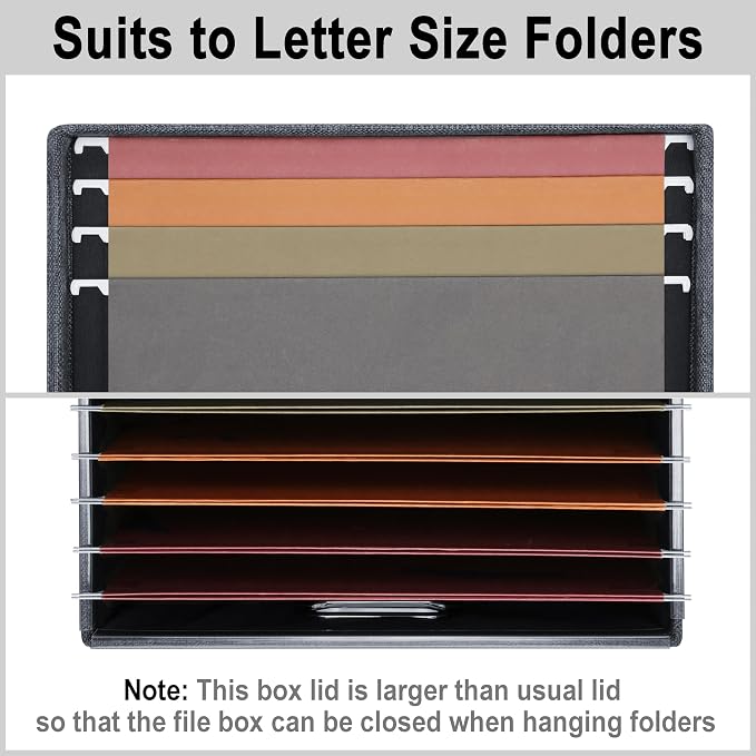 File Organizer, Collapsible Storage Filling Box - Image 3