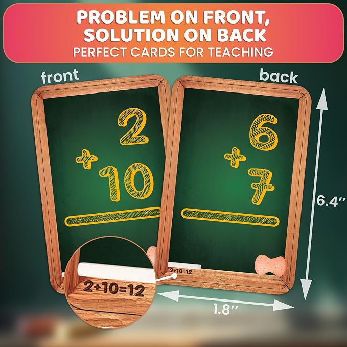 QUOKKA Math Flash Cards for Kids Ages 4-8 - Image 3