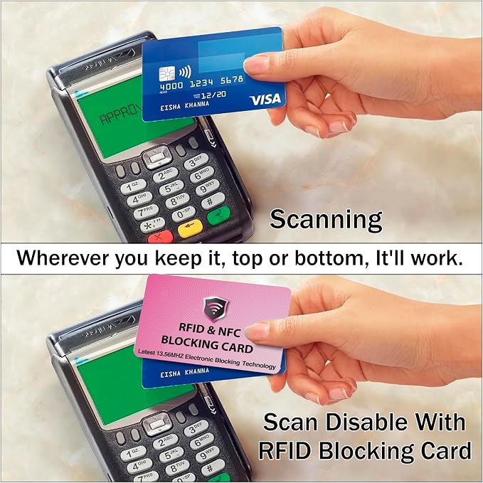 SaiTech IT 10 Pack RFID Blocking Card, Protect Your Entire Wallet, and Cards - Image 4
