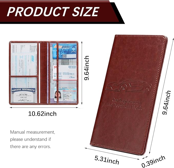 Car Registration and Insurance Card Holder - Image 7