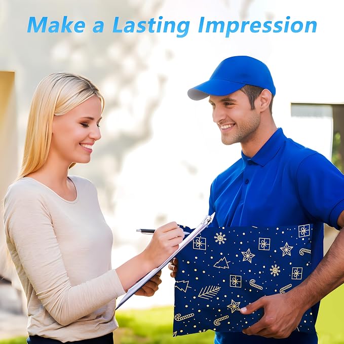 Christmas Poly Mailer 6x9 Inch 100 Pcs, Waterproof and Tear-Resistant Shipping - Image 7
