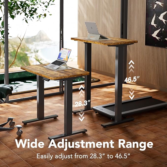 HUANUO Electric Standing Desk, 55 x 24 Inch Height Adjustable Computer Desk - Image 3