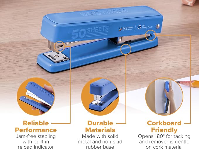 Bostitch Titan Heavy Duty Metal Stapler, 50 Sheet Capacity - Image 4