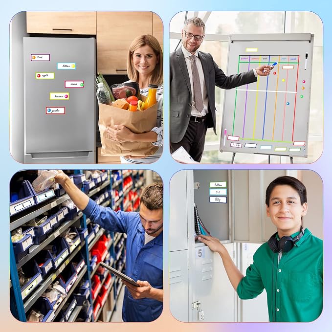 Meanplan 176 Pcs White Board Accessories Set Include 144 Magnetic Dry Erase - Image 5