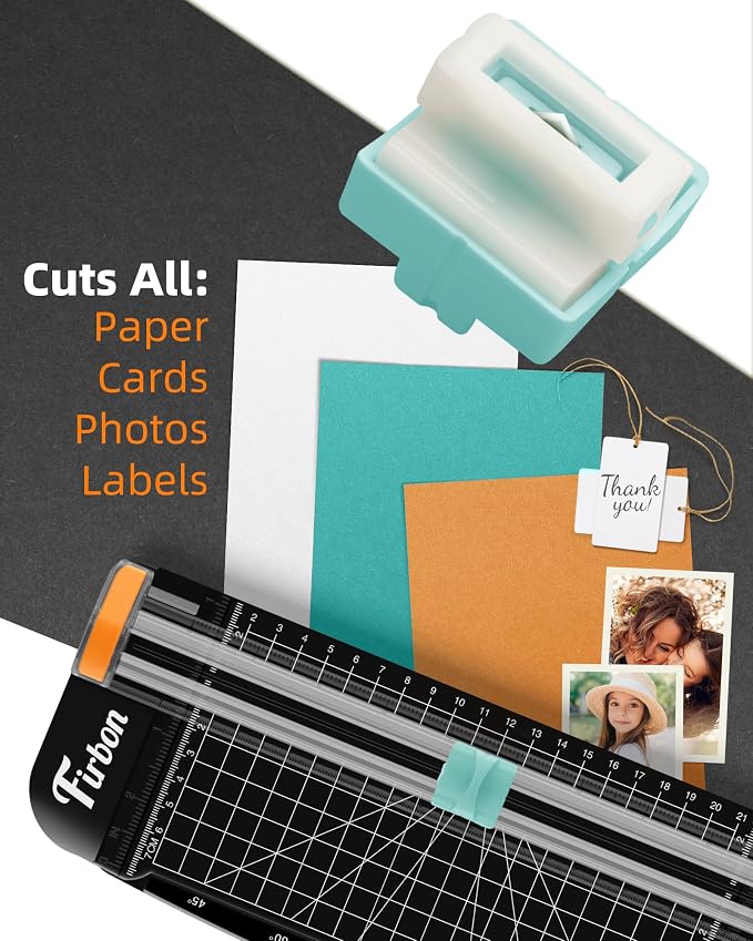 Firbon 2Pcs Refill Blades for A4 A5 Paper Cutter, Spring-Loaded Safeguard - Image 5